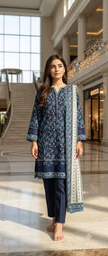 Lawn Printed Stitched 3pcs