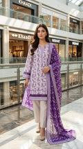 Lawn Printed Stitched 3pcs