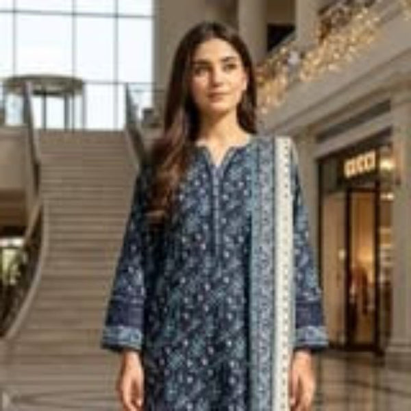 Lawn Printed Stitched 3pcs