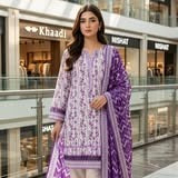 Lawn Printed Stitched 3pcs