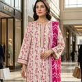 Lawn Printed Stitched 3pcs