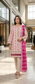 Lawn Printed Stitched 3pcs